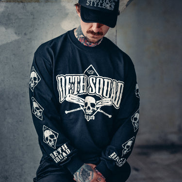 Deth Squad Bats Longsleeve Tee - Toxico Clothing