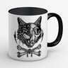 Cat Skull Mug - Toxico Clothing