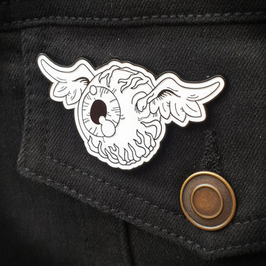 Flying Eye Enamel Pin - Toxico Clothing
