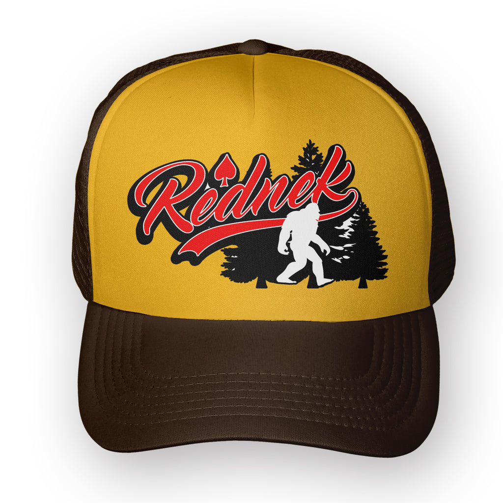 Rednek Sasquatch Trucker Hat - Toxico Clothing