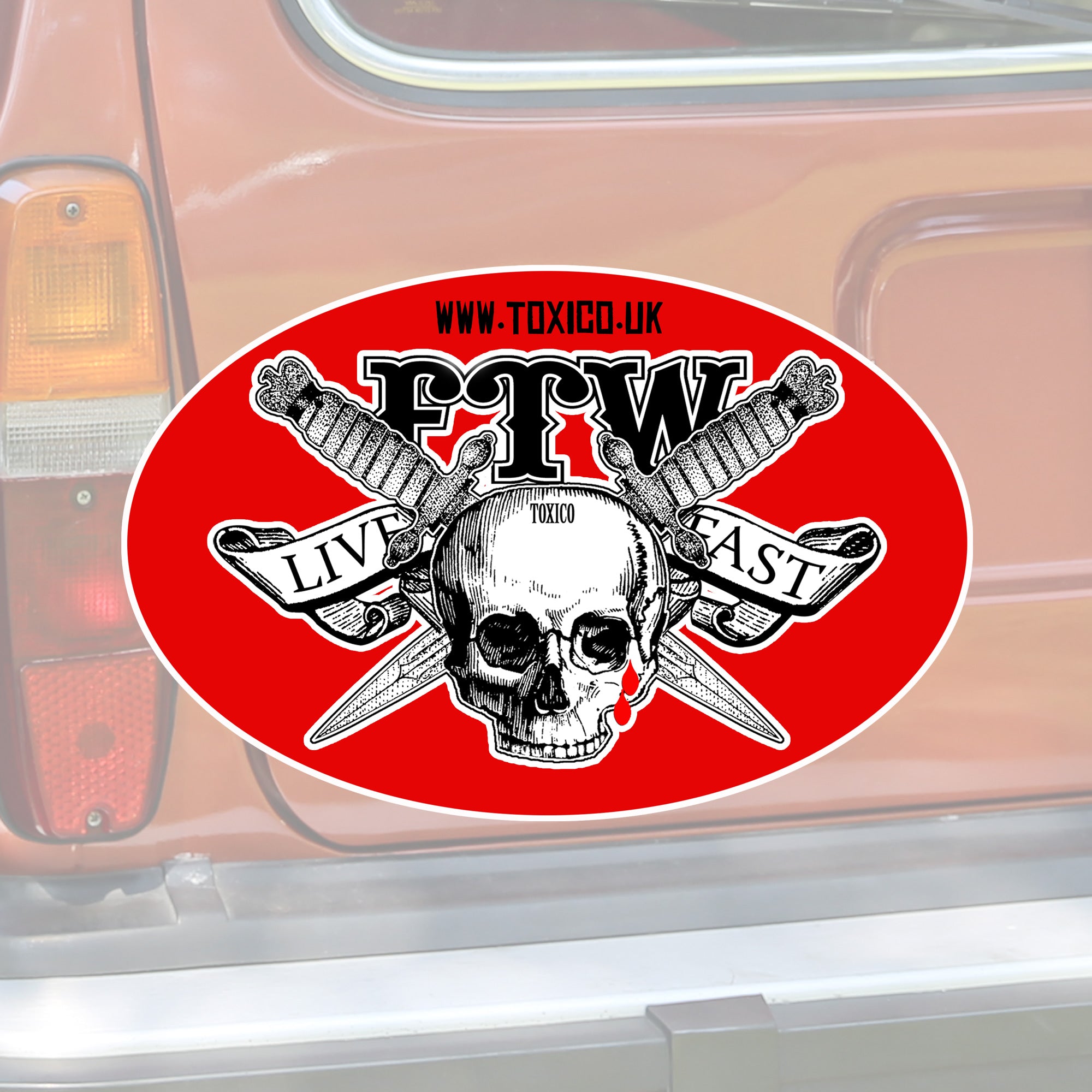 Fth Sticker FTW Sticker – TOXICO Clothing