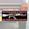 Future Belongs... Bumper Sticker - Toxico Clothing