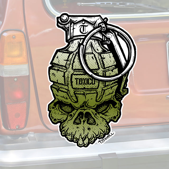 JT Grenade Sticker – TOXICO Clothing
