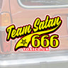 Team Satan Sticker - Toxico Clothing