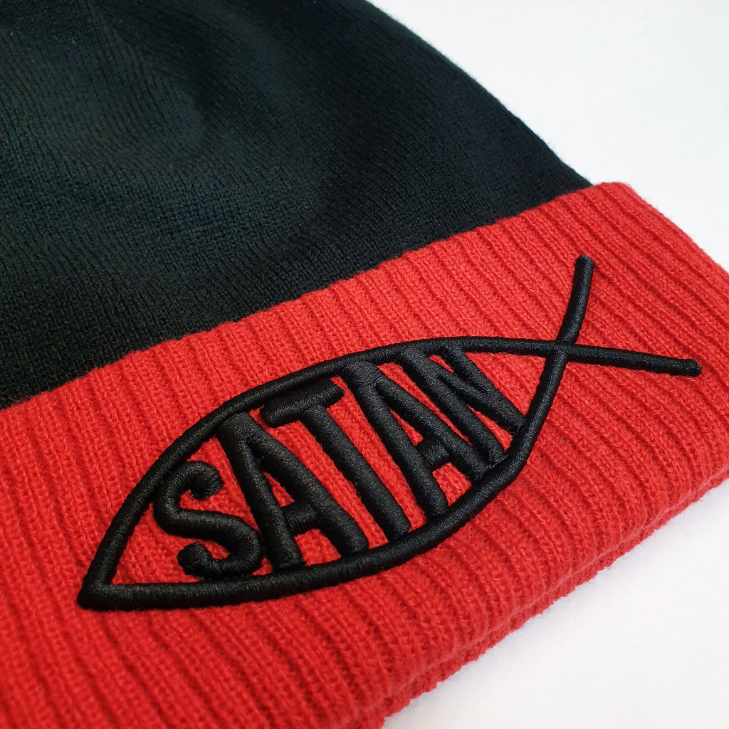 Satan Fish Bobble Hat