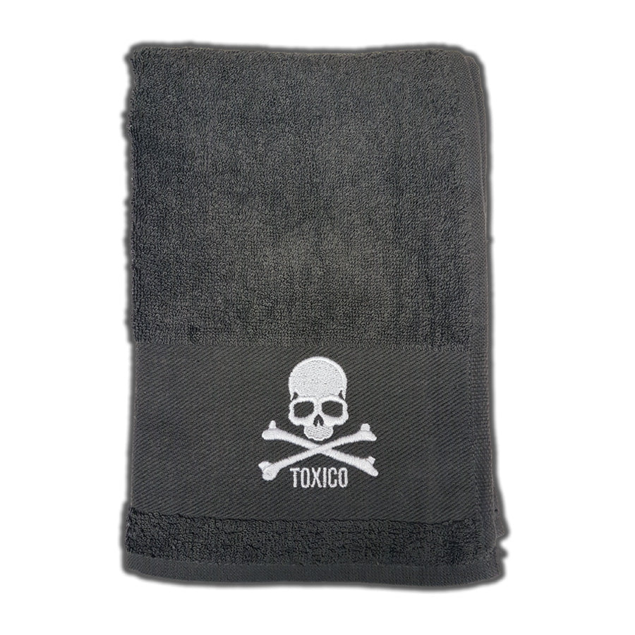 Skull Bath Towel - Toxico Clothing
