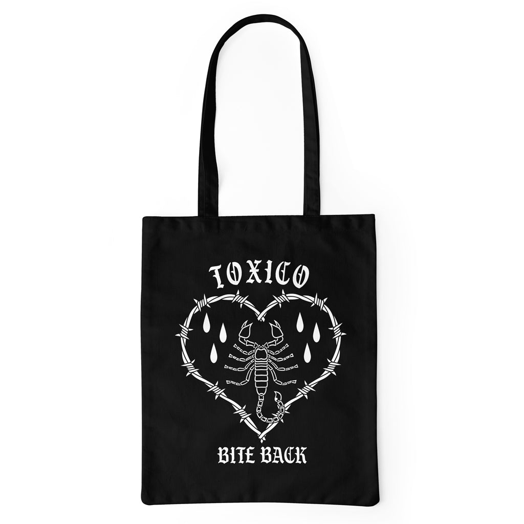 Bite Back Tote Bag - Toxico Clothing