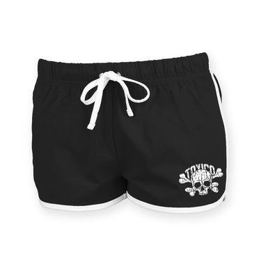 Skull & Bones Retro Shorts - Toxico Clothing