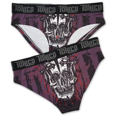 Metal Skull Briefs - Toxico Clothing